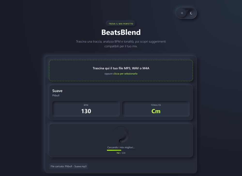 BeatsBlend website preview